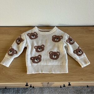 12m Bear Pattern Sweater
